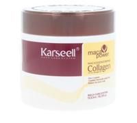Karseell MACA CARE SYSTEM Maschera per Capelli Maschera Ristrutturante Capelli Secchi e Danneggiati Collagene Attivo Essenza di Maca e Olio di Argan Marocchino Trattamento Idratante 500 ml