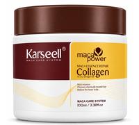 KARSEELL Maschera Capellare 100ml Collagene Olio Argan Cocco Avocado Burro Karité Proteine Grano Idratazione Nutrizione Riparazione Anti-Frizz Capelli Secchi Viaggio Senza Solfati