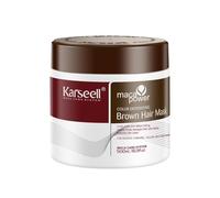 Karseell Maschera Capelli Marroni 500ml, Maschera Colorante Capelli Ripristina e Valorizza i Toni Marroni dei Capelli Trattati con Colorazioni
