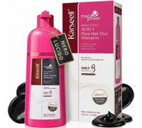 KARSEELL Shampoo Colorante Nero Naturale Copertura Capelli Bianchi Ist