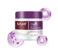 Karseell Viola Maschera Capelli 100ml per Capelli Biondi, Platino, Bianchi o Grigi, Neutralizza Il Tono dell'Ottone