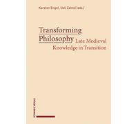 Karsten Engel Ueli Zahnd Transforming Philosophy (Copertina rigida)