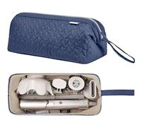 KarSyon Shark Flex Style Case per Dyson Airwrap asciugacapelli spazzola Revlon Hair Tools Travel Bag Carry Case Flat Curling Iron Organizer, blu navy, M, Portabilità