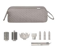 KarSyon Shark Flex Style Case per Dyson Airwrap asciugacapelli spazzola Revlon Hair Tools Travel Bag Carry Case Flat Curling Iron Organizer, Cammello, Portabilità