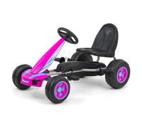 Kart a Pedali Viper Rosa - Divertimento e Comfort per Bambini - Nouvo