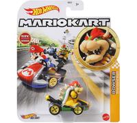 KART STANDARD BOWSER Modello DieCast Auto SUPER MARIO Scala 1:64 5cm Hot Wheels