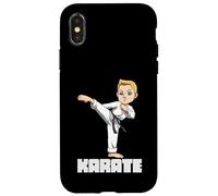 Karteka Kid Karate Boy Custodia per iPhone X/XS