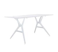 Kartell 4506/03 Spoon Table Tavolo Piccolo, 140x74 cm, Bianco