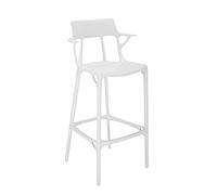 Kartell A.I. Stool Recycled, Sgabello, Bianco, H 108 cm