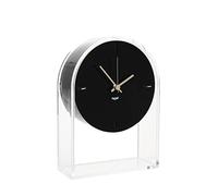 Kartell Air du Temps Orologio, Cristallo, Transparente/Nero, 21.5 x 8 x 30 cm