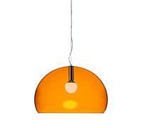 Kartell Big FL/Y Lampada a Sospensione 15 W, Arancio, Diametro 83 cm