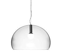Kartell Big FL/Y Lampada a Sospensione 15 W, Cristallo, Diametro 83cm