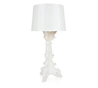 Kartell Bourgie Lampada da Tavolo, Dimmerabile E14, Bianco/Oro