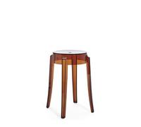 Kartell Charles Ghost, Set 2 sgabelli, H 46 cm, Ambra