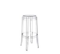 Kartell Charles Ghost Sgabello, Set da 2, Cristallo, H. 65