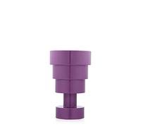 Kartell Colonna Sgabello, Tecnopolimero termoplastico colorato in Massa, Viola, 34.5 x 46 cm