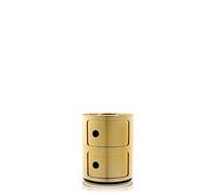 Kartell Componibile, Mobile Contenitore, 2 elementi, Oro