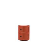 Kartell Componibili, Mobile Contenitore 2 Elementi, Arancio