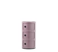 Kartell Componibili, Mobile Contenitore 3 Elementi, Malva
