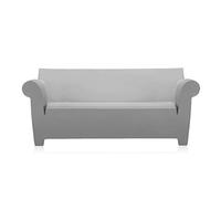 Kartell Divano Bubble Club A Due, Polietilene colorato in Massa, Grigio Chiaro, 2 posti