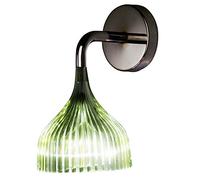 Kartell E' Lampada Applique da parete E14, Verde, 13.5ⵁx14.5 cm