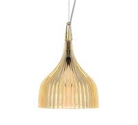Kartell E' Lampada a Sospensione E14, Giallo, 13.5ⵁx14.5 cm