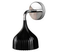 Kartell E' Lampada Applique da parete E14, Nero, 13.5ⵁx14.5 cm