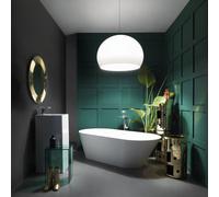 Kartell Big FL/Y Lampada a sospensione, bianco lucido , Vendita di giacenze, Merce nuova, Imballaggio originale