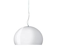 Kartell FL/Y Lampada a Sospensione E27, 15 W, Bianco Lucido, Diametro 52 cm