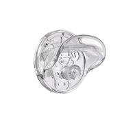 Kartell Gancio, Appendiabiti, ABS, Trasparente (Cristallo), 10.5x5x10.5 cm, 2 unità
