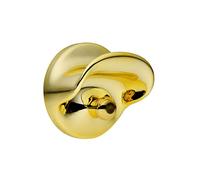 Kartell Gancio, Appendiabiti, ABS, Giallo (Oro), 10.5x10.5x5.0 cm, 2 unità