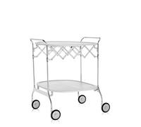 KARTELL GASTONE CROMATO CARRELLO PIEGHEVOLE BIANCO 4470/03 ORIGINALE NUOVO