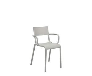 Kartell Generic A, Grigio, 52.2 x 52 x 79 cm, 2 unità