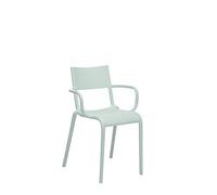 Kartell Generic C, Verde salvia, 52 x 83.5 x 51 cm, 2 unità