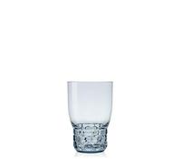 Kartell Jellies Family Bicchiere da acqua, Azzurro, Set da 4