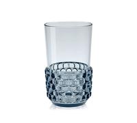 Kartell Jellies Family Bicchiere Long Drink, Azzurro, Set da 4