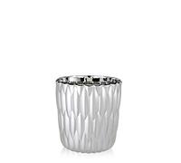 Kartell Jelly Vaso, Cromato, 23.5 x 23.5 x 25 cm, 2 unità