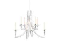 Kartell KHAN METAL Lampadario Cristallo