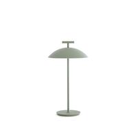 Kartell Lampada da Esterno dimmerabile Ricaricabile, Verde Salvia, H 36,5 cm