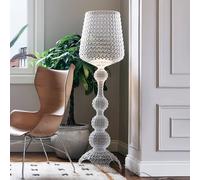 Kartell Lampada da terra LED di design Kabuki, trasparente Kartell