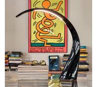 Kartell Taj Mini Lampada da Tavolo, Nero Coprente
