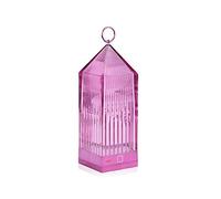 Kartell Lantern Lampada da Tavolo, Dimmerabile 1.2 W, Rosa(Glicine), 9.5 x 9.5 x 31 cm