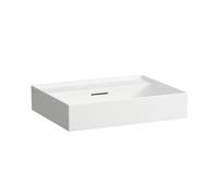 Laufen Kartell lavabo sottopiano, senza foro per rubinetto, con troppopieno, 600x460mm, H810333, Colorazione: Neve (bianco opaco)