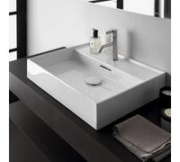 Kartell LAUFEN lavabo a parete, con 1 foro della rubinetteria, con troppopieno La: 60 P: 46 cm, H8163334001041, Kartell LAUFEN bianco [Ceramica da Bagno > Lavabi]