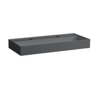 Kartell LAUFEN lavabo doppio, H8163377581151, Kartell LAUFEN grafite opaco [Lavabi > Lavabi Doppi]