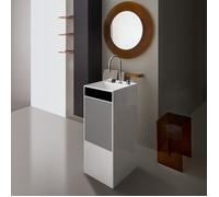 Kartell LAUFEN lavabo freestanding da pavimento, H811331D038151, Kartell LAUFEN bianco/nero/grigio [Lavabi > Lavabi a Pavimento]