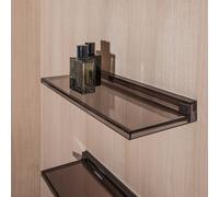 Mensola Laufen Kartell Shelfish, L/A 450/155/40 mm, montaggio a parete, H3853300, Colorazione: Grigio fumo - H3853300850001