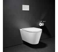 Kartell LAUFEN WC sospeso con Silent Flush, H8213314000001, Kartell LAUFEN bianco [WC > WC Sospesi]