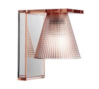 Kartell Light-Air Lampada da parete, rosa con motivo in rilievo