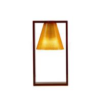 Kartell Light-Air Lampada da tavolo, ambrato con motivo in rilievo